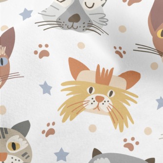 Cartoon Cute Cat Micro Fleece