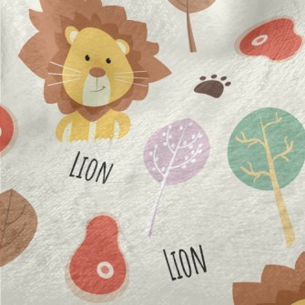 Cute Cool Lion Minky