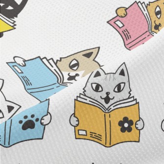 Cat Studying Hard Piqué