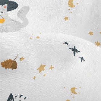 Halloween Cute Cat Lightweight Performance Linen