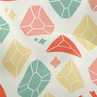 Colorful Shiny Gemstones Lightweight Performance Linen