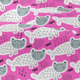 Cute Cat Mermaid Modern Jersey