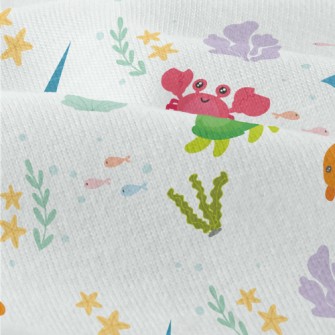 Children&#39;s Cartoon Sea Wor Modern Jersey