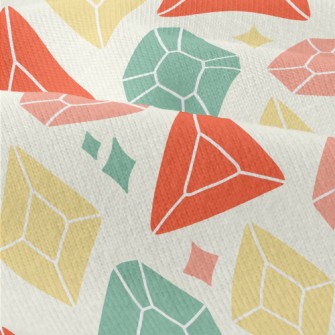 Colorful Shiny Gemstones Modern Jersey