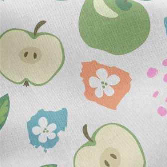 Smooth Fresh Green Apple Jersey Backed Fleece