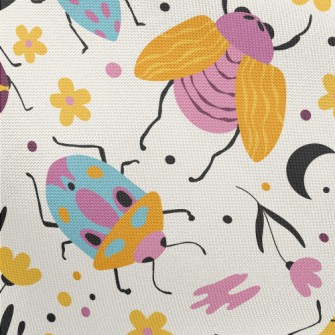 Brightly Colored Insects Pongee