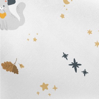 Halloween Cute Cat Pongee
