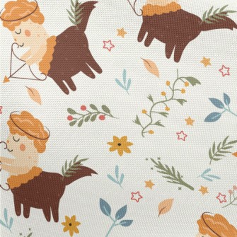 Cartoon Shooter Centaur Pongee