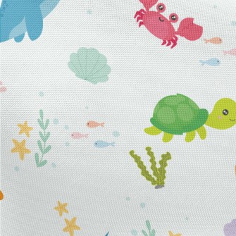 Children&#39;s Cartoon Sea Wor Pongee
