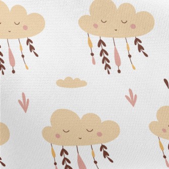 Dormant Clouds With Hanging Or Pongee