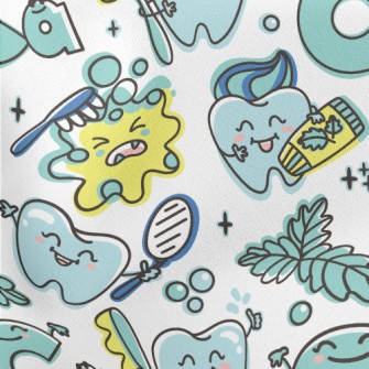 Healthy Teeth Knock Out Bacter Lightweight Cotton Poplin