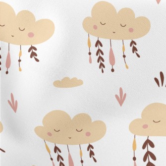 Dormant Clouds With Hanging Or Lightweight Cotton Poplin