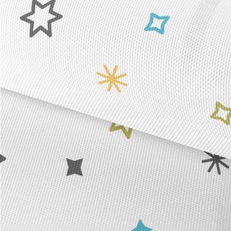 Simple Colorful Stars Waterproof Oxford