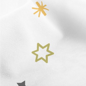Simple Colorful Stars Micro Fleece