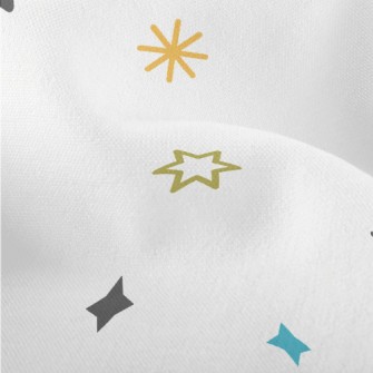Simple Colorful Stars Lightweight Performance Linen