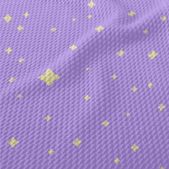 Shining Stars Pattern Birdseye Piqué