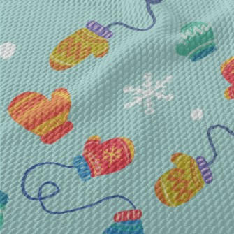 Winter Wool Gloves Birdseye Piqué