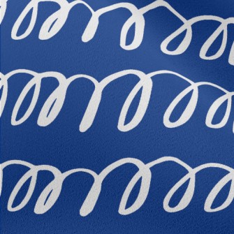 Hand Drawn Spiral Lines Chiffon