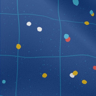 Random Colored Dots Chiffon