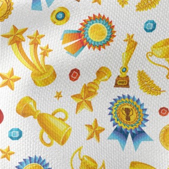 Gold Trophy Medal Waterproof Canvas