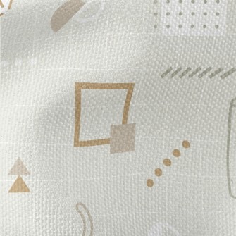 Apricot Memphis Style Waterproof Canvas