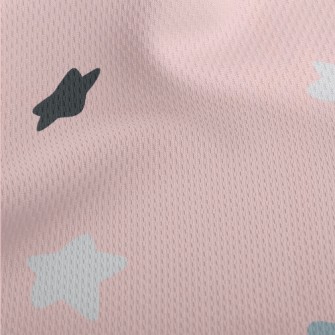 Childlike Cute Stars Athletic Mesh Flat Back