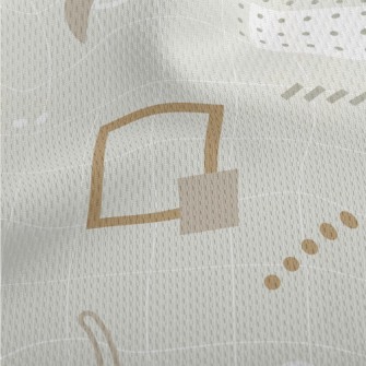 Apricot Memphis Style Athletic Mesh Flat Back