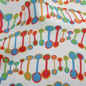 Color DNA Chart Athletic Mesh Flat Back