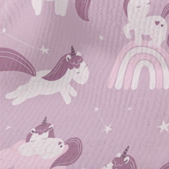 Purple Fairy Tale Unicorn Terry