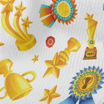 Gold Trophy Medal Terry