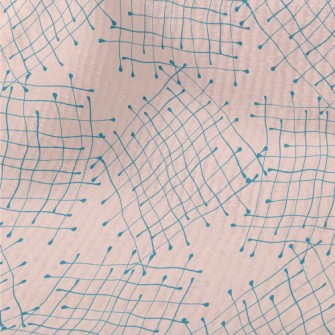 Distorted Line Grid Terry