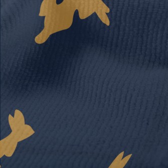 Lively Rabbit Silhouette Terry