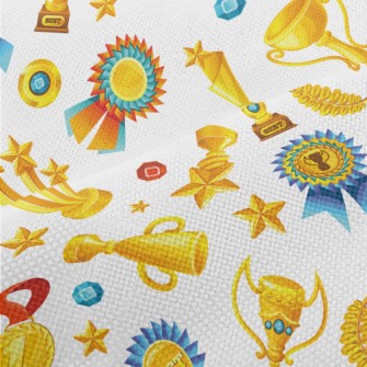 Gold Trophy Medal Performance Linen