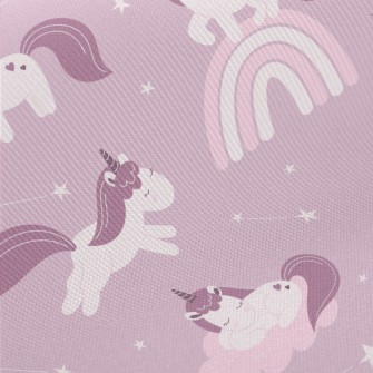 Purple Fairy Tale Unicorn Twill