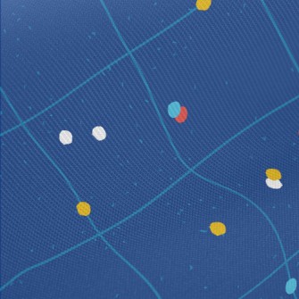 Random Colored Dots Twill