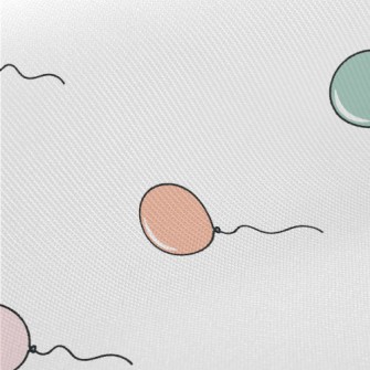 Colorful Flying Balloons Twill