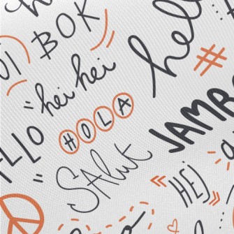 Hello In Different Languages Twill