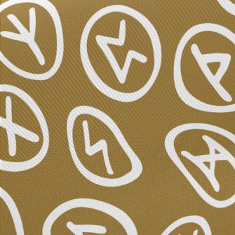 Handwritten Magic Runes Twill