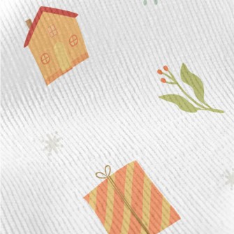 Winter Birds And Gifts Standard Corduroy