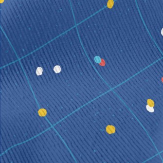 Random Colored Dots Standard Corduroy