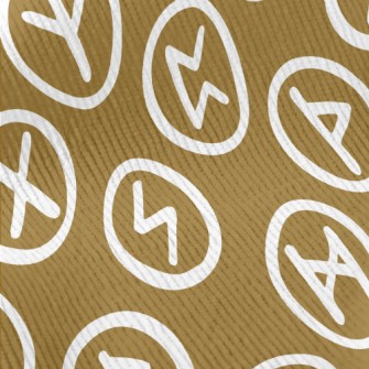 Handwritten Magic Runes Standard Corduroy