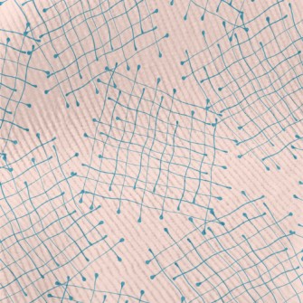 Distorted Line Grid Standard Corduroy