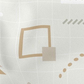 Apricot Memphis Style Stretch Ponte