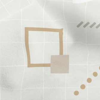 Apricot Memphis Style Micro Fleece