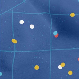 Random Colored Dots Micro Fleece