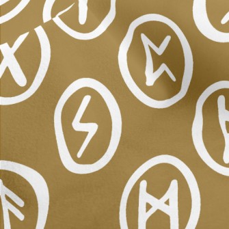 Handwritten Magic Runes Micro Fleece