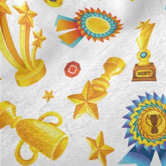 Gold Trophy Medal Minky