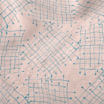 Distorted Line Grid Minky