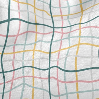 Distorted Color Grid Minky