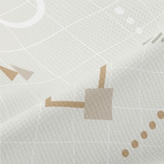 Apricot Memphis Style Piqué